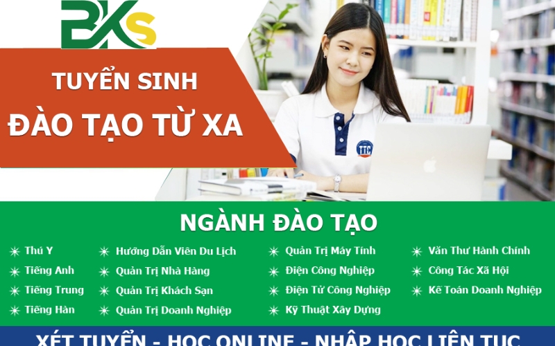 tuyen sinh dao tao cao dang tu xa