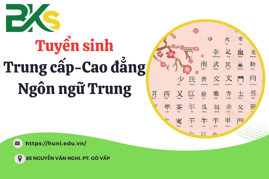 Chinh phục tiếng Trung cùng chương trình đào tạo Trung cấp - Cao đẳng