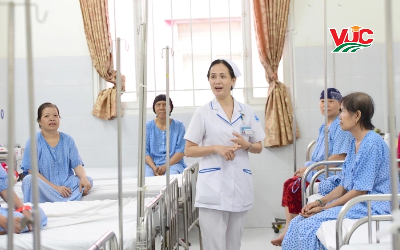 Mô tả chi tiết công việc của Trung cấp Điều dưỡng