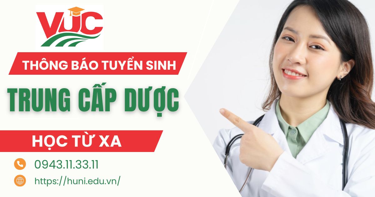 Thông báo tuyển sinh Trung cấp Dược cấp tốc