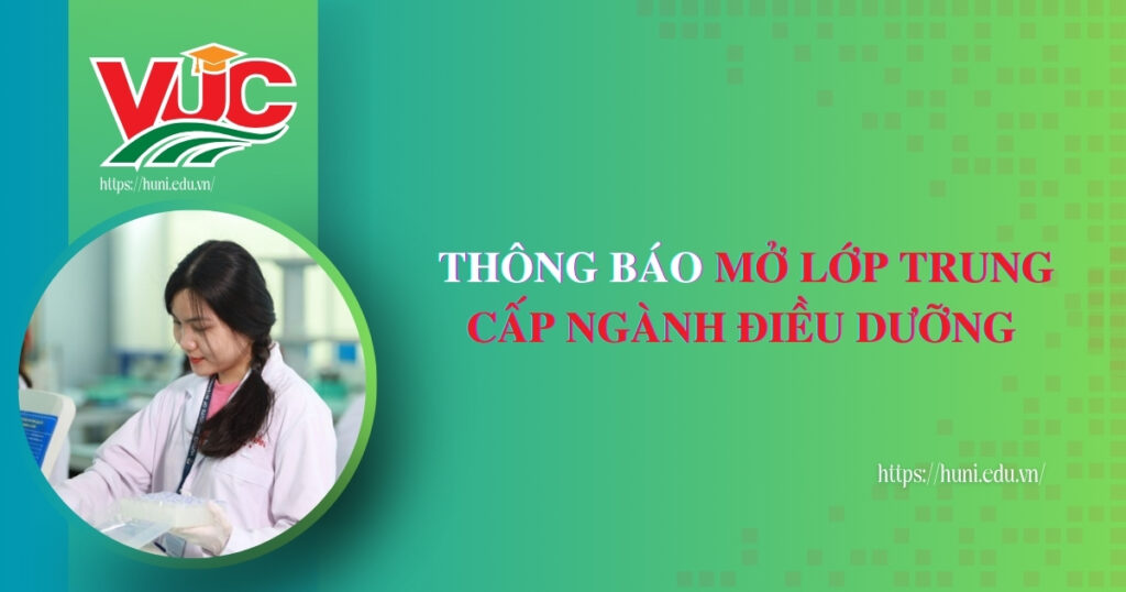 Thông báo mở lớp Trung cấp ngành Điều dưỡng