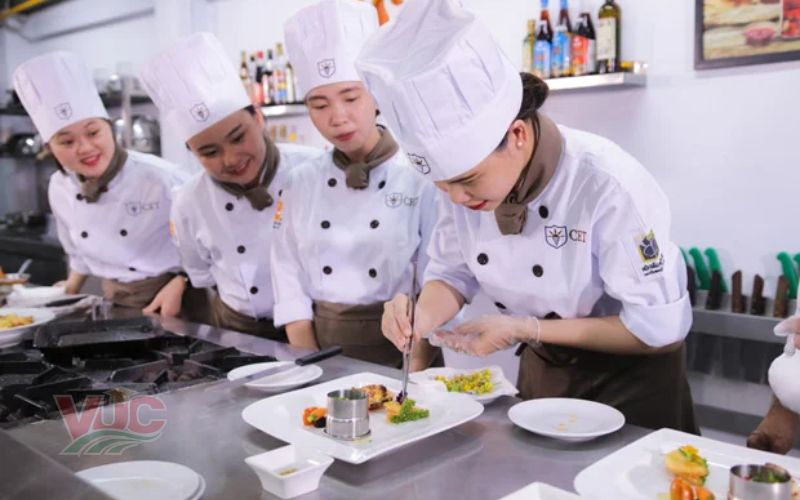 Đăng ký ngành kỹ thuật chế biến món ăn học online uy tín tại Trung cấp VUC
