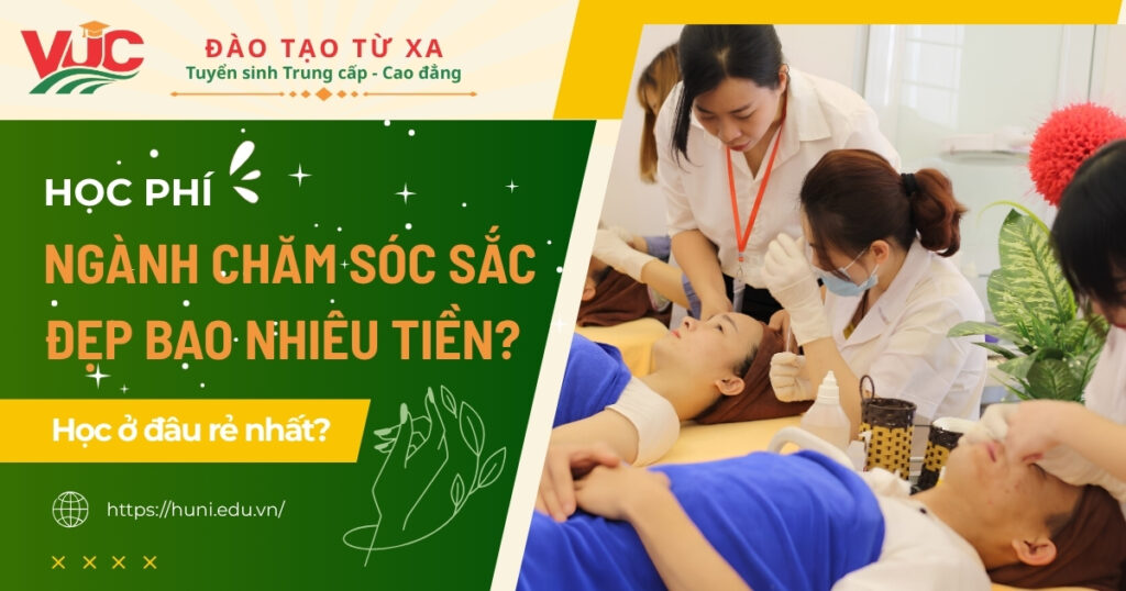 Học phí ngành Chăm sóc sắc đẹp