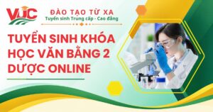 Tuyển sinh khóa học văn bằng 2 Dược online